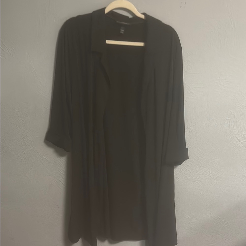 Black Long Sleeve Cardigan